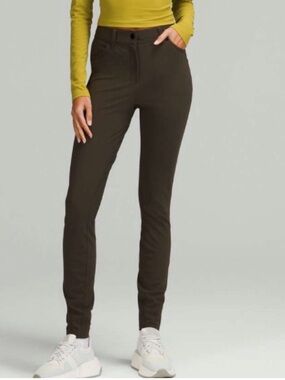 lululemon athletica City sleek 5 pocket Olive Green Pants
